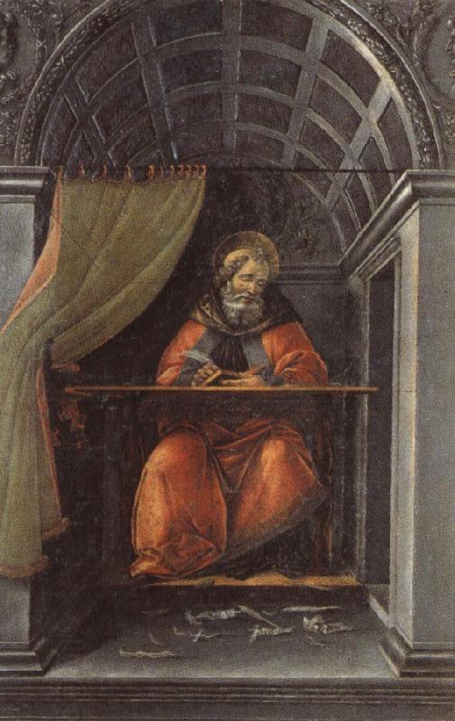 Sandro Botticelli St.Augustine in His Study